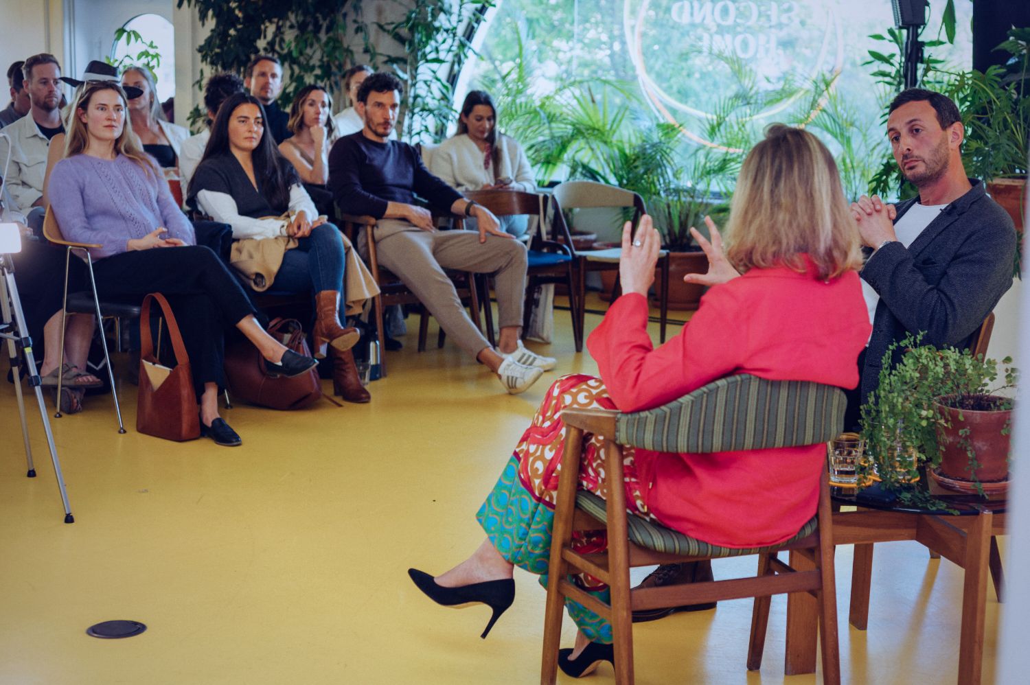 Fireside chat devant la communauté