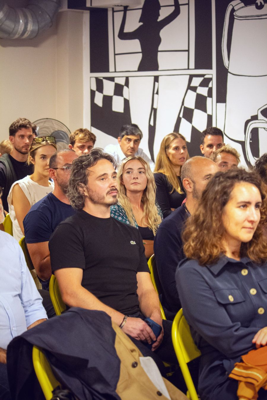 Le public pendant une session de pitchs